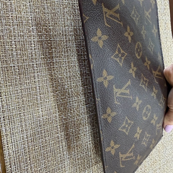 Louis Vuitton Monogram never full Brown and Red pochette - Picture 11 of 14